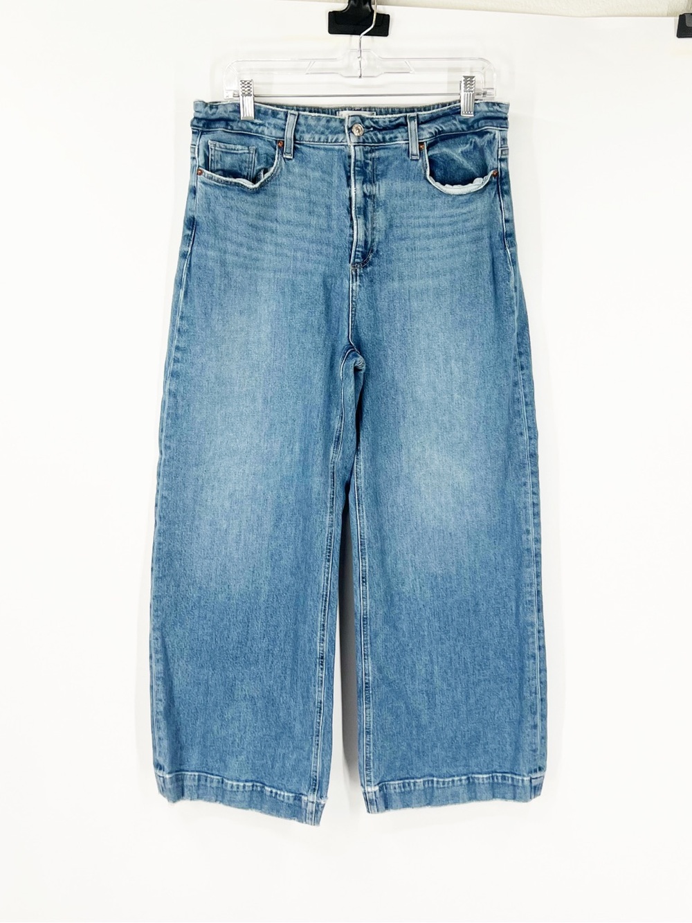 Paige Anessa High Rise Wide Leg Jeans in Soulful